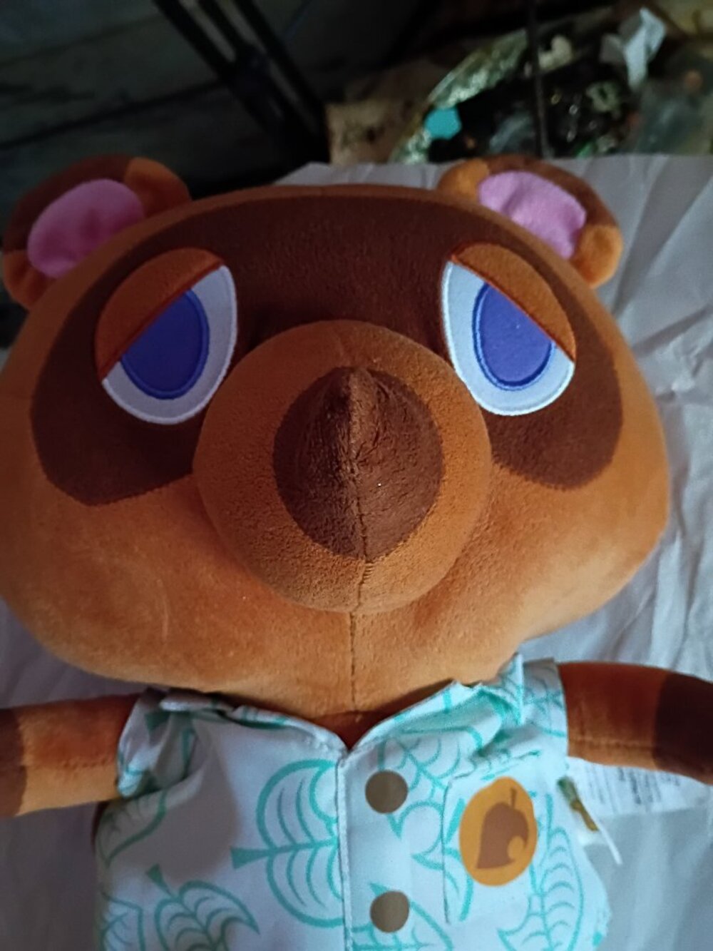 Nintendo Animal Crossing New Horizons Tom Nook Cuddle Pillow Plush Franco 15"